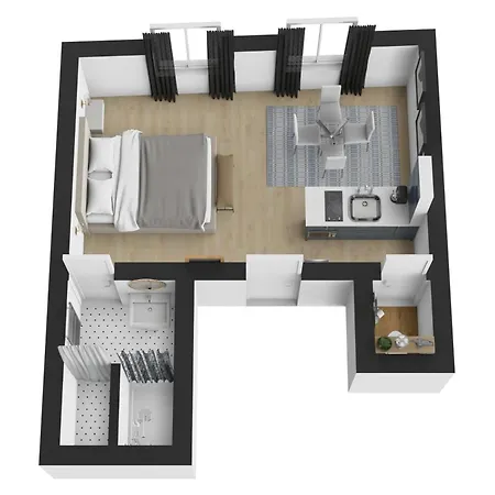 Апартаменты 2 Personnes A 50m Des Commerces & Барнвиль-Картере